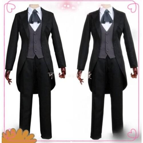 Kobayashi-san Chi no Maid Dragon Miss Kobayashis Dragon Maid Fafnir Takeshi Ooyama Uniform Suits Cosplay Costume