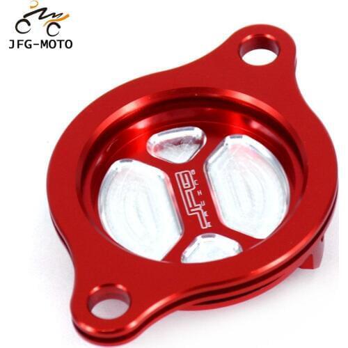 Motorcycle CNC Oil Filter Cap Cover For HONDA CRF450R CRF 450R 2002 2003 2004 2005 2006 2007 2008 CRF450X CRF 450X 2005-2017