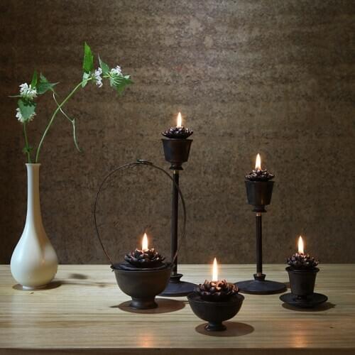 Lotus oil lamp accessories for ceramics home decoration