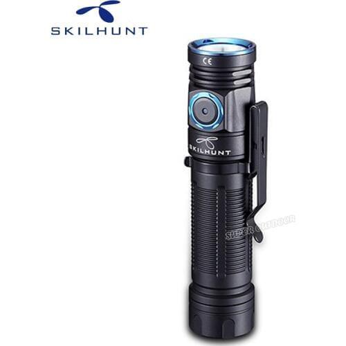 New Editabe Skilhunt M200 Waterproof Magnetic USB Charging Torch Lights Cree XPL LED 1100LM Camping Flashlight with Magnet Tai