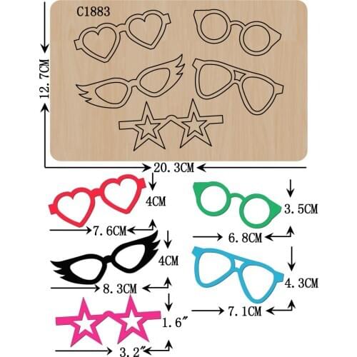 New Eye, card Wooden die Scrapbooking C1883 Cutting Dies