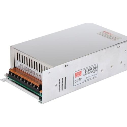 New Mingwei MW S-500-36 36V 13.9A switching power supply free shipping