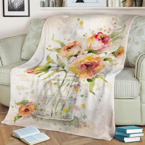 A Jar Of Joy Flannel Throw Blanket 3D Printed Keep Warm Sofa Child Blanket Home Decor Textiles Dream Family Gift