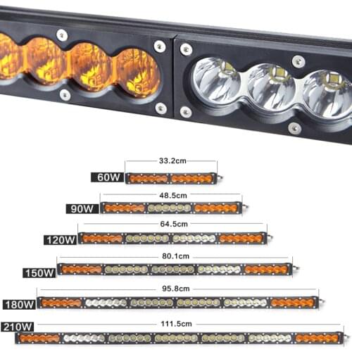 Single Row Led Light Bar Straight Driving Led Bar Working 30w 60w 90w 120w 150w 180w 240w 270w Offroad Spot Off Road Flood Combo