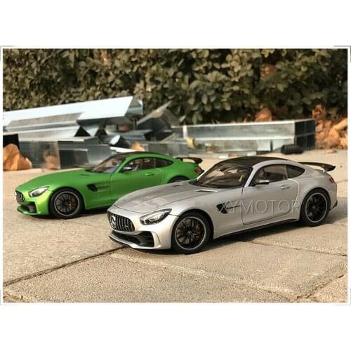 Almost Real AR 1:18 For Mercedes Maybach Benz AMG GTR 2017 Diecast Model Car Gifts Collection Black/Silver/Green Metal Plastic