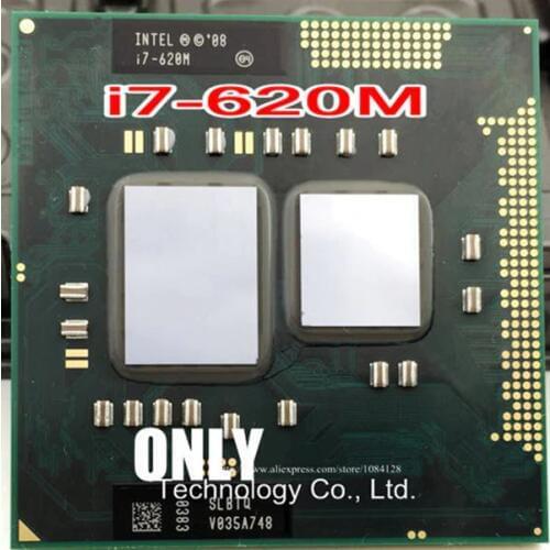 Free Shipping intel laptop CPU I7-620M SLBPD I7 620M SLBPD 2.66G-3.33G/4M HM55 HM57 LGA 1156