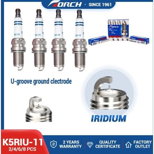 Ignition System Iridium Saprk Plug Torch K5RIU-11 Candles for TOYOTA for NISSAN for KIA for CHEVROLET for MERCEDES-BENZ
