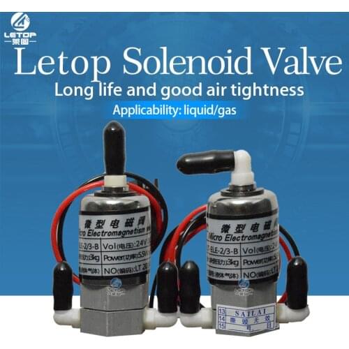 Letop High Quality 24v DC 6.5W Solvent Printer Solenoid Valve