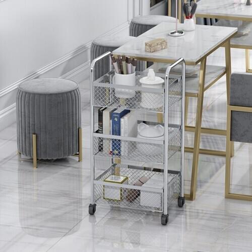 Beauty salon trolley multi-functional skin management tattoo hairdressing salon shop mobile tool cart shelf
