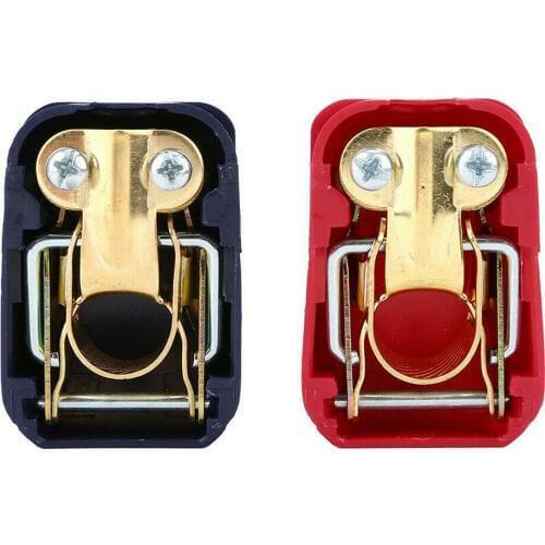Universal 1 Pair 12V Quick Release Battery Terminals Clamps for Car Caravan Boat Motorcycle Car-styling