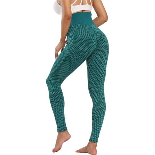 6 Colors Knitted Jacquard Green Blue Pink Yoga Pants for Women 2021 New Arrival Gym Fitness Running Tennie Breathable Trousers