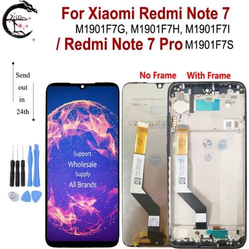 6.3" Redmi Note 7 LCD With Frame For Xiaomi Redmi Note7 Pro M1901F7S Display Screen Touch Digitizer Assembly M1901F7G M1901F7H