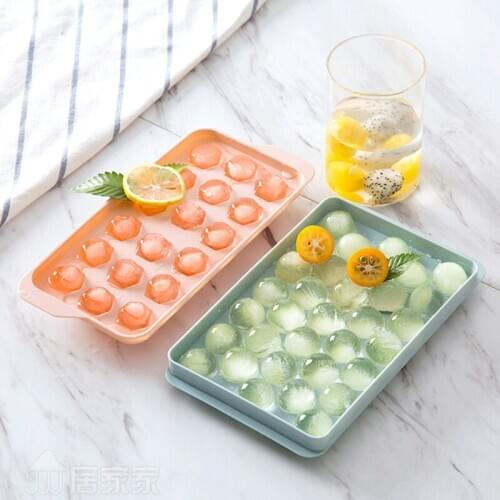 18/33 Grids Plastic Ice Cube Tray Molds Square Shape Ice Cube Maker Fruit Popsicle Ice Cream Mold for Kitchen Bar Tools