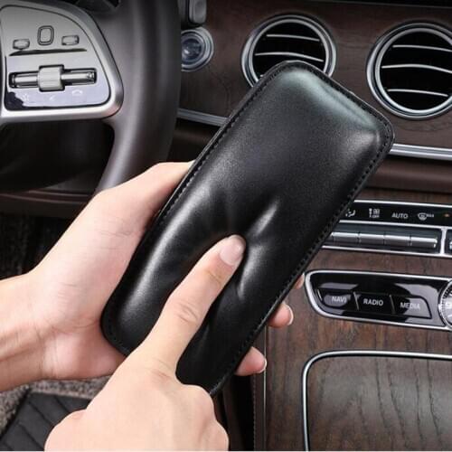 2020 Car Knee Cushion Leather Car Interior Pillow for Volkswagen VW Golf 4 6 7 GTI Tiguan Passat B5 B6 B7 CC Jetta MK5 MK6 Polo