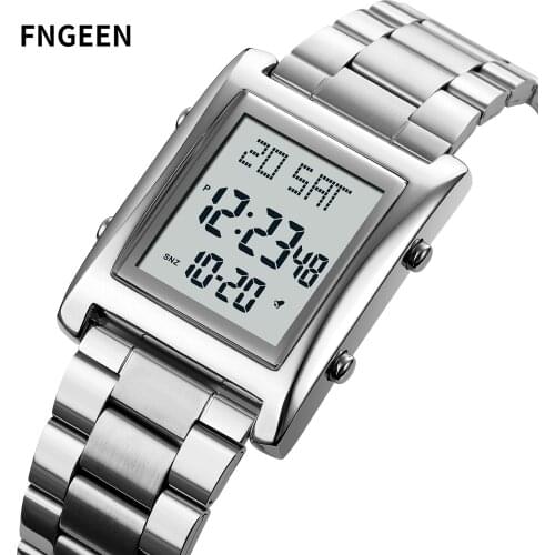 2021 New Fashion Mens Digital Watches Luminous Waterproof Male Clock Electronic Wristwatch Relogio Masculino Montre Homme Alarm