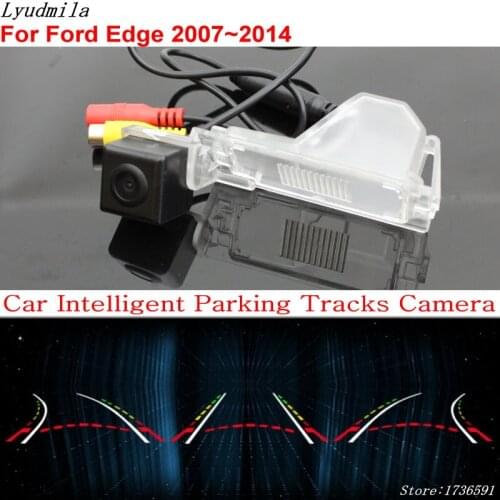 Car Intelligent Parking Tracks Camera FOR Ford Explorer U251 2006~2010 Edge 2007~2014 Car Back up Reverse Rear View Camera