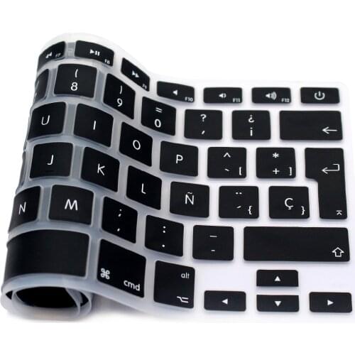 EU UK Spanish Letters Keyboard Cover For Macbook Air Pro Retina 13 15 Keyboard Stickers for Old Pro 13" 15" 17" MacBoook Air 13"