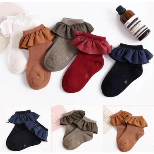 Baby Kids Socks Toddler Kids Girls Warm Autumn Winter Socks Cotton Socks 2-8Y 1Pc