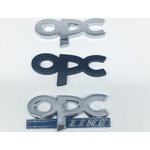Car Stickers Emblem Fender Tail Badge Decals for O-pel OPC Line Astra h g j k f Mokka Regal Zafira a b Corsa c d Insignia Vectra