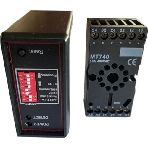 20 kHz to 170 kHz Traffic Inductive Loop Vehicle Detector Signal Control Adjustable in 4 increments for Parking Barrier Control