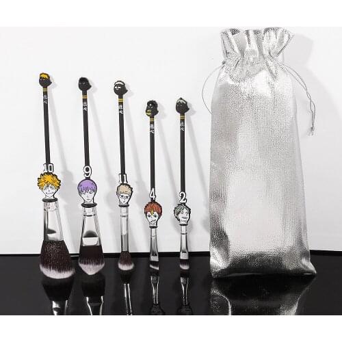 Haikyuu!! Volleyball Anime Makeup Paint Brush Girl Valentine High School Shoyo Hinata Tobio Kageyama Sugawara Koushi Make Up Toy