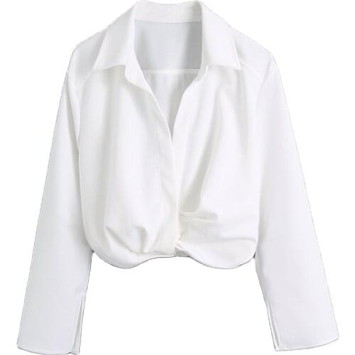 JC·KILIG 2021 Pleated Short Shirt B1581