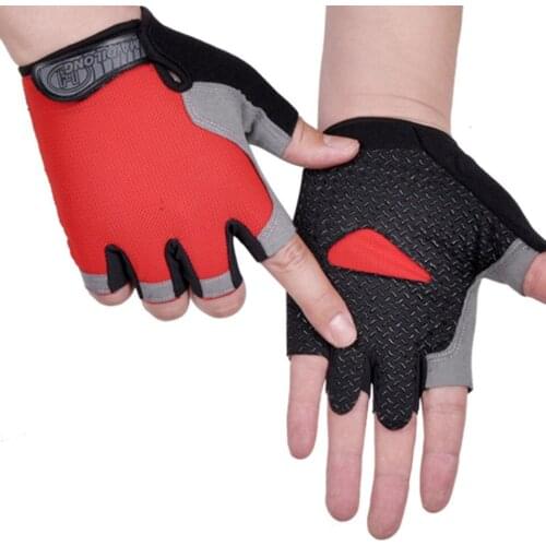 Quality Hot Cycling Anti-slip Anti-sweat Men Women Half Finger Gloves Breathable Anti-shock Sports Gloves Bike Bicycle Glove