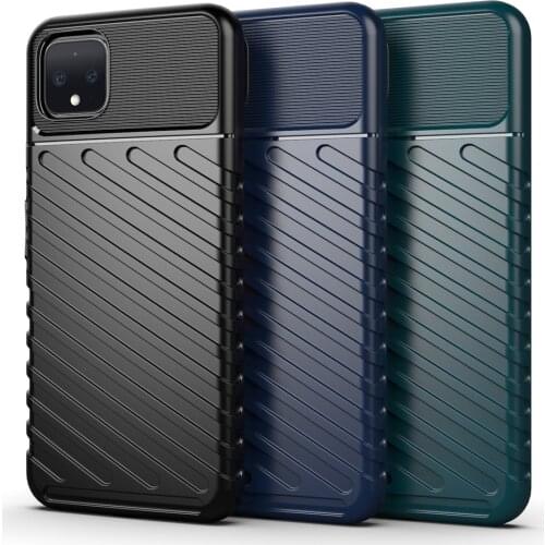 Fashion ShockProof Full Soft TPU Silicone Cover Google Pixel 4 Case For Google Pixel 4 XL 4XL Pixel4 Pixel4XL Phone Bags