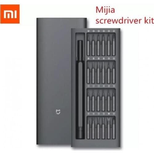 Xiaomi Mijia Daily Use Screwdriver Kit 24 Precision Magnetic Bits Alluminum Box Screw Driver xiaomi smart Mi home Kit