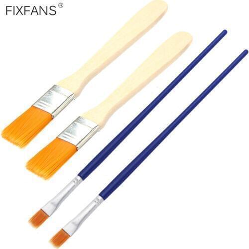 FIXFANS 4Pcs Anti-static Soft Clean Brush Kit BGA Repair Tool for Mobile Phone Laptop Computer Keyboard PCB Cleaning Tools