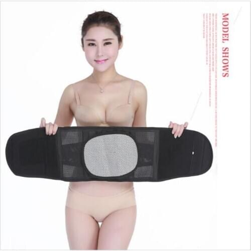 Heating Magnetic Therapy Slim Fit Abdominal Waist Sweat Belt Sports Trimmer Support Safety Back Support Lumbar Band Protective