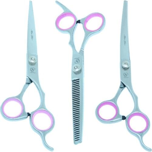 Meisha 7 inch Professional Pet Grooming Scissors for Dog Japan 440c Animal Thinning Clipper Curved Shears Cutting Tijeras B0008A