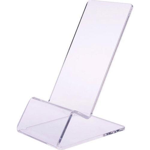 Clear Acrylic Phone Mount Holder Mini Portable Display Stand Rack Stand for Mobile Phone Display