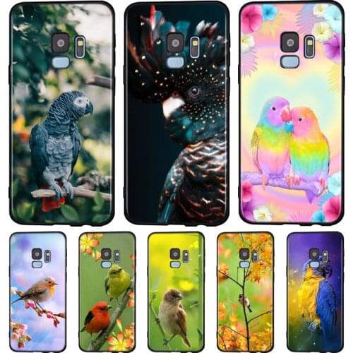 Animal Parrot Bird Silicone Case For Samsung Galaxy A9 A8 A7 A6 A6S A8S Plus A5 A3 Star 2018 2017 2016 Phone Case