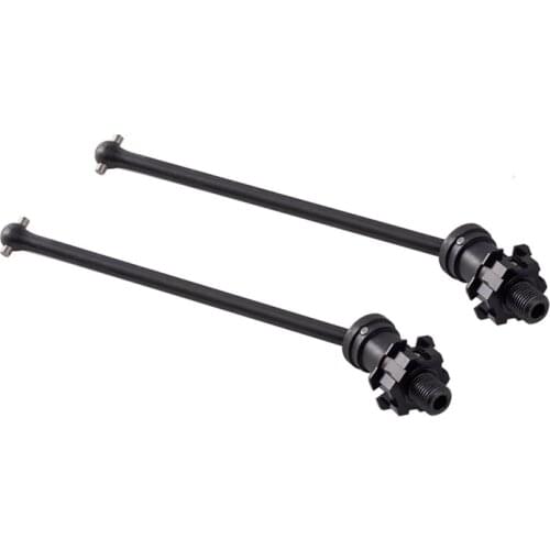 2Pcs Harden Steel Front Rear Drive Shaft CVD with Hex Nut for 1/5 Traxxas X-Maxx X Maxx RC Car Upgrade Parts