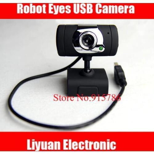 Robot Eyes USB Camera / 720P Free drive HD video Camera for wifi car robot support Openwrt, Linux