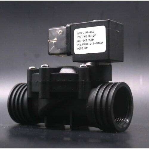 Valve,Solenoid Valve,Water Valves,1/2" 3/4" 1" 2/2-way Pilot type Plastic Normally Closed ,10bar AC220V DC12V 24V NBR/EPDM/VITON