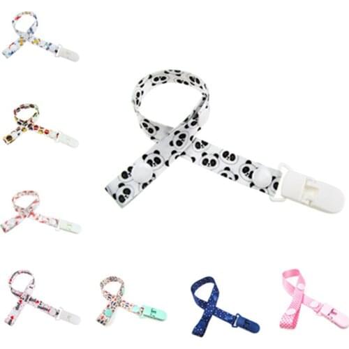 1pcs Comfortable Material Pacifier Cute Baby Clips Chain Dummy Clip Holder Nipples Children Cartoon Pacifier Clip Soother Holder