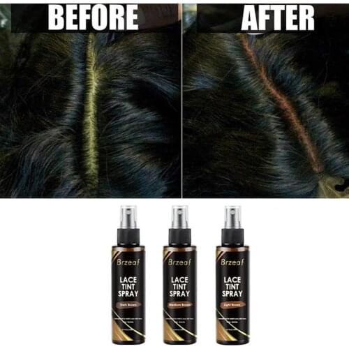100ml Lace Tint Spray Lace Wig Adhesive Bond Quality Quality Spray Wig Glue Lace High Label Private Toupee Color Custom Lig J9S1