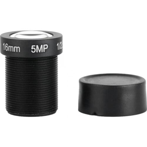 5MP 16mm HD Single Prime Lens Replacement Accessory for Camera CCTV Lens