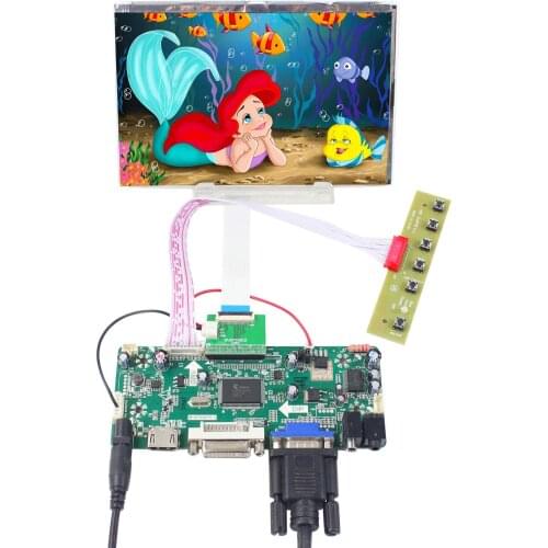 7" HSD070PWW1-B00/B01 Screen Display Controller 1280×800 Panel with HD-MI DVI VGA Controller Board