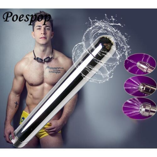 POSEPOP Anal Douche Vaginal Cleaner Shower Cleaning Enemator With 3 Head Plugs Enema Anal Cleaner Butt Plugs Tap Bidet Faucet