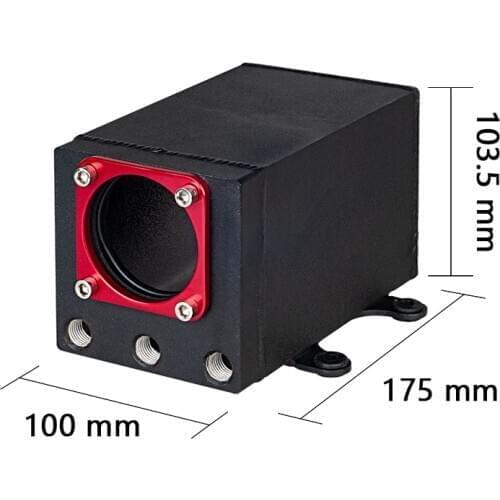 Free shipping new product 60mm single port size racing black Billet aluminium oil catch can,fuel surge tank OCT1115