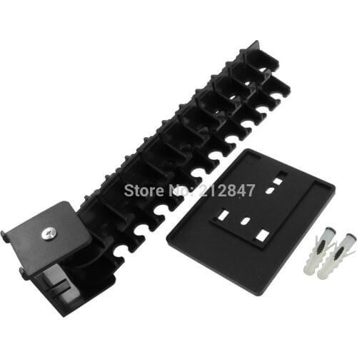 Black Plastic Foldable 40 Position Rack Wire Cable Manager Stand