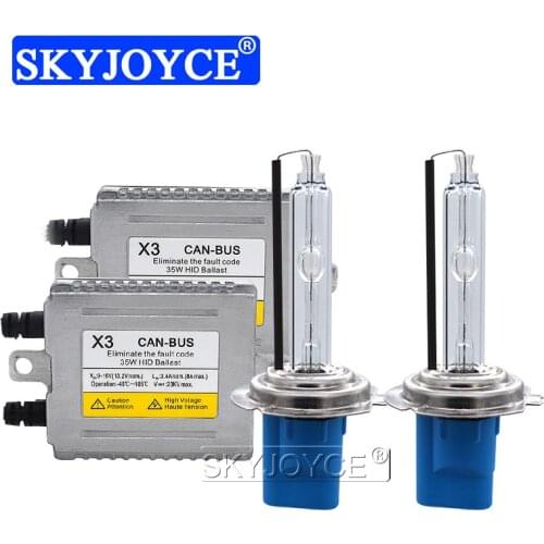 SKYJOYCE Super Fast Bright 35W 5500K H1 H3 H7 H8 H11 9005 9006 9012 D2H Car Headlight Kit Xenon 35W DLT X3 Canbus Ballast Kit