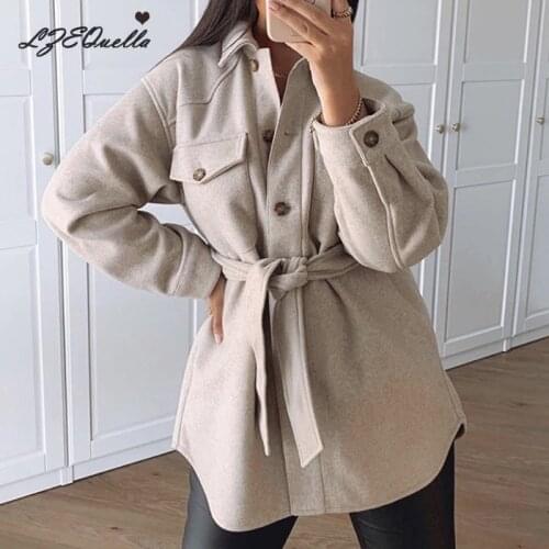 LZEQuella Women's Trench Coats