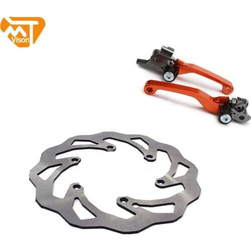 Motorcycle CNC Brake Clutch Lever Front Brake Discs Rotors For KTM XC EX XC-W EXC 125 150 200 250 300 2014