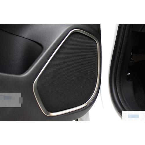 For honda FIT JAZZ 2014 2015 ABS Tweeter speaker Cover Trim 4pcs / set / Matt style