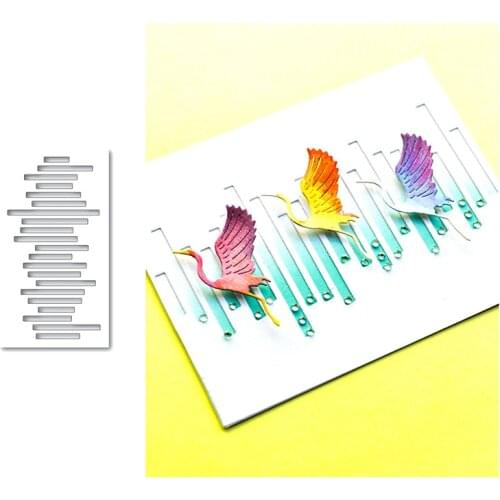Irregular Horizontal Bar Metal Cutting Dies for Scrapbooking Handmade Mold Cut Stencil New 2021 DIY Card Make Mould Model Craft