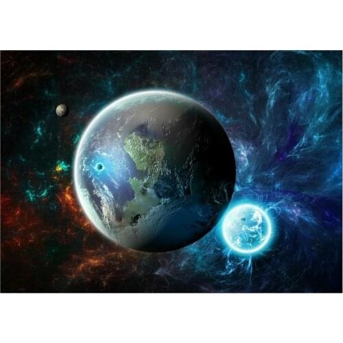 Space Planets Solar System Art print Silk poster Home Wall Decor